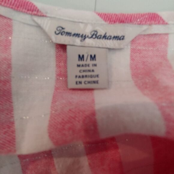 Tommy Bahama linen blend v-neck tunic - Picture 8 of 9